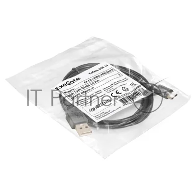 Кабель USB 2.0 ExeGate EX-CC-USB2-AMCM-2.0 (USB Type-C/USB 2.0 Am, 2м)