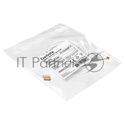 Кабель-адаптер Type-C-DP ExeGate EX-CM-DP20M-1.0 (USB Type-C/20M, 1,0м)
