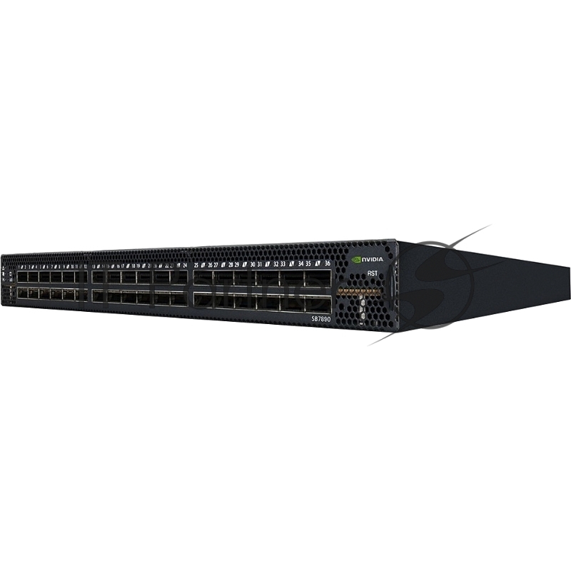 Коммутатор Mellanox MSB7890-ES2F, 36×100 Гбит/с QSFP28, неуправляемый