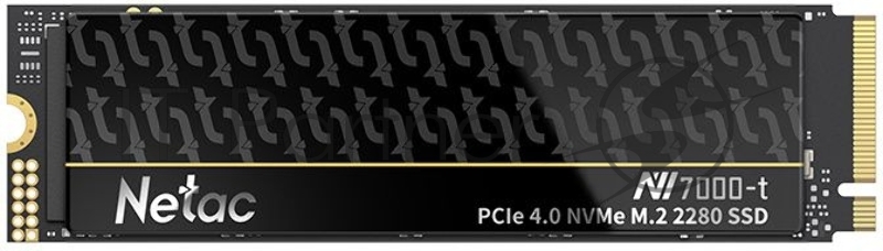 Накопитель SSD Netac NV7000-T, 2Tb, M.2 2280, PCIe 4.0 x4, NVMe, R/W 7300/6700, с радиатором