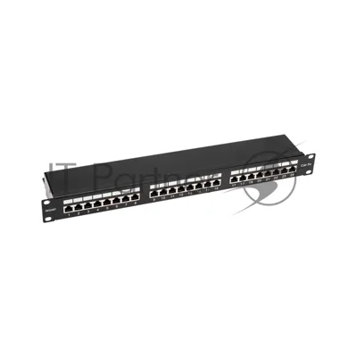 Панель коммутационная Rexant 19", 1U, 24 порта, F/UTP, RJ-45, CAT 5e PRO