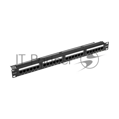 Панель коммутационная Rexant с кабельным органайзером 19", 1U, 24 порта, U/UTP, RJ-45, CAT 5e PRO