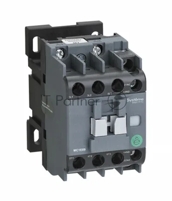 Контактор MC1E 3п 12А кат. 220В/230В AC 1НО+1НЗ SE MC1E12M7