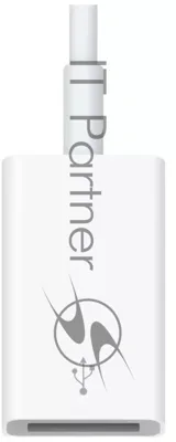 Адаптер Apple MJ1M2ZM/A USB-USB-C белый 0.11м (MJ1M2FE/A)