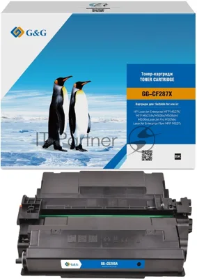 Картридж G&G аналог HP CF287X 18k с чипом