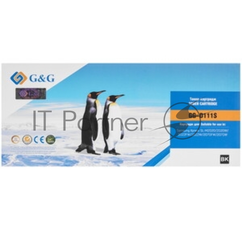 Картридж лазерный G&G аналог Samsung D111S/HP SU812A 1k с чипом