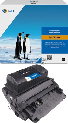 Картридж лазерный G&G 81X для HP LJ M605/M606/M630 (25 000 стр) (замена CF281X)