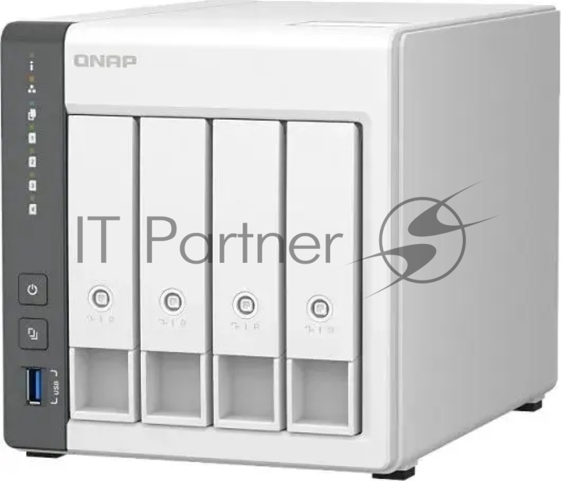 Сетевое хранилище NAS Qnap D4 (REV. C) 4-bay настольный Cortex-A55 RK3568B2