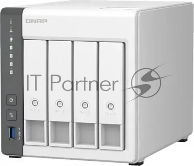 Сетевое хранилище NAS Qnap D4 (REV. C) 4-bay настольный Cortex-A55 RK3568B2