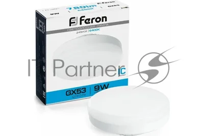 Лампа светодиодная Feron LB-452 LED 9Вт GX53 дневной таблетка