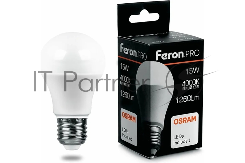 Лампа светодиодная Feron PRO LB-1015 15Вт Е27 белый