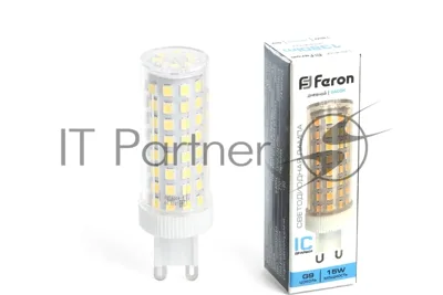 Лампа светодиодная FERON LB-437 (38214) 15 вт 230в G9 дневной капсульная