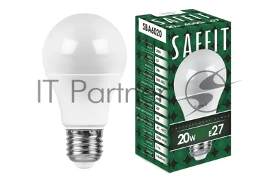 Лампа светодиодная SAFFIT SBA6020 (55014) 20Вт Е27 белый