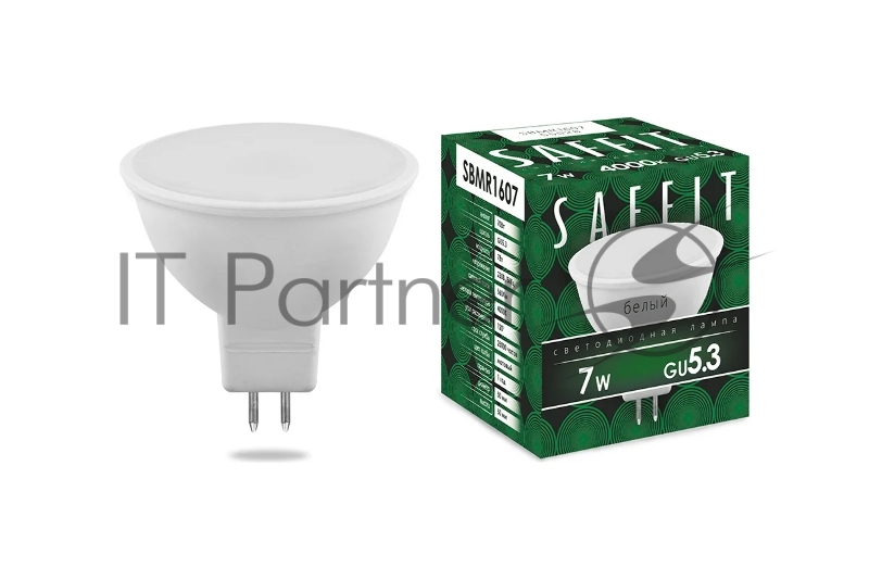 Лампа светодиодная SAFFIT SBMR1607 (55028) 7Вт 230В GU5.3 белый