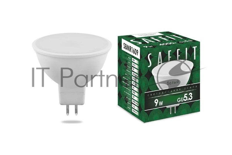 Лампа светодиодная SAFFIT SBMR1609 (55085) 9Вт 230В GU5.3 белый