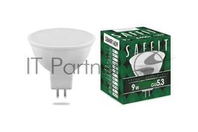 Лампа светодиодная SAFFIT SBMR1609 (55086) 9Вт 230В GU5.3 дневной