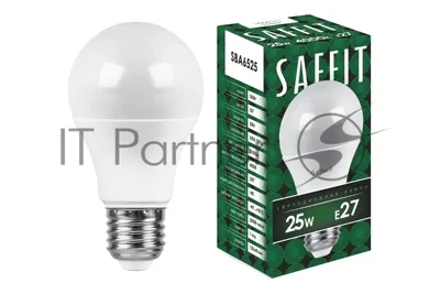 Лампа светодиодная SAFFIT SBA6525 (55088) 25Вт Е27 белый
