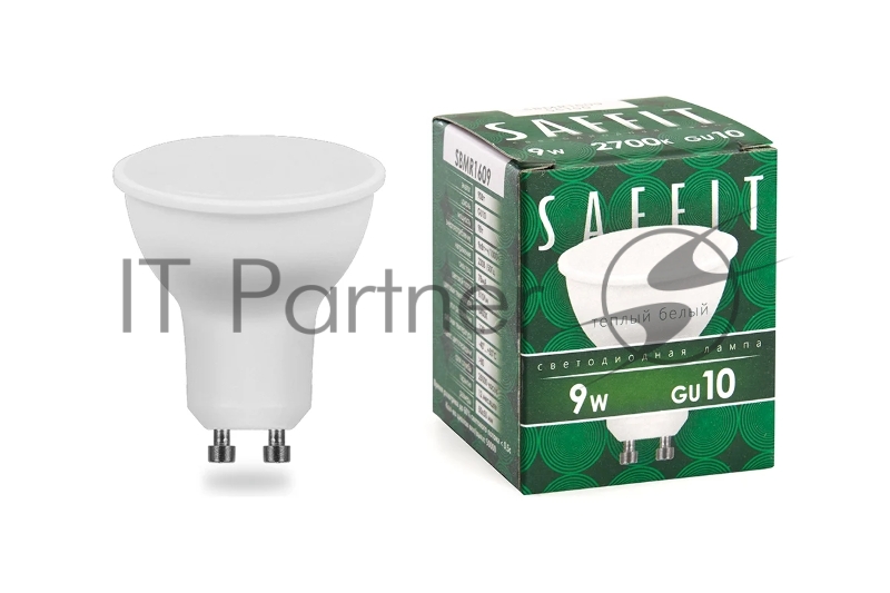 Лампа светодиодная SAFFIT SBMR1609 (55148) 9 вт 230в GU10 теплый