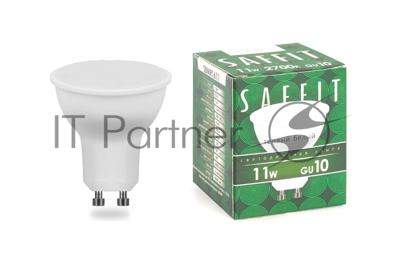 Лампа светодиодная SAFFIT SBMR1611 (55154) 11Вт 230В GU10 теплый
