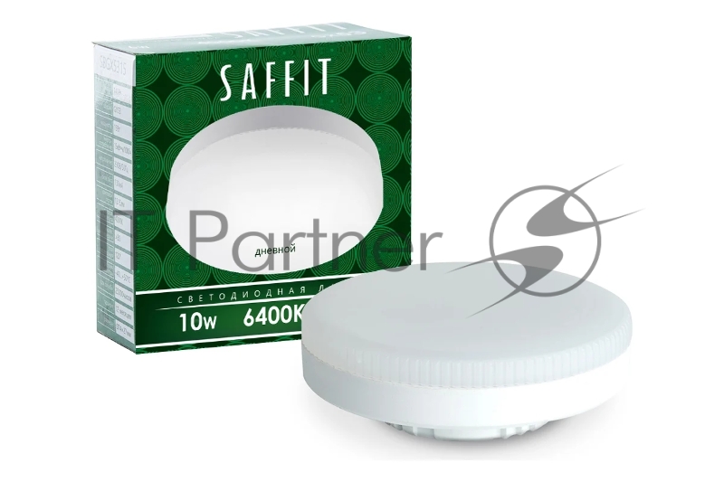 Лампа светодиодная SAFFIT SBGX5310 (55229) 10Вт GX53 дневной таблетка