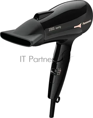 Фен Panasonic EH-NE66-K865 черный, 2000 Вт, ионизация, компактный