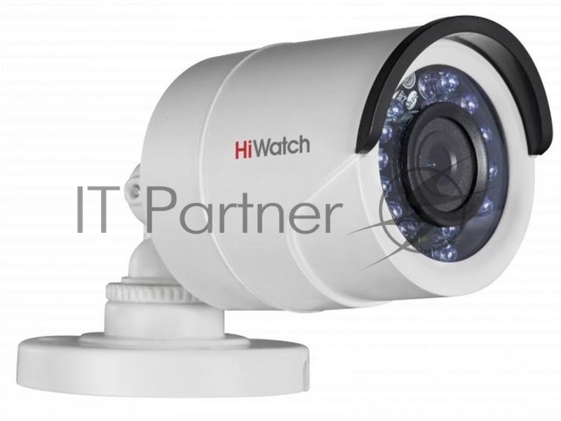 Камера видеонаблюдения 2Мп уличная HD-TVI камера HiWatch DS-T200(B) (2.8mm) в металлическом корпусе