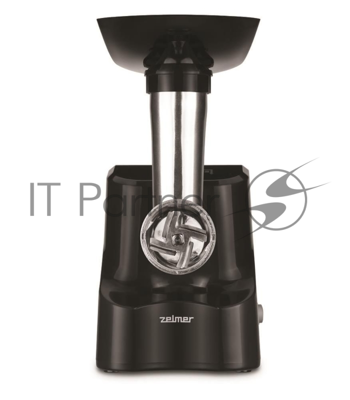 Мясорубка электрическая Zelmer ZMM1520B черный, 1500 Вт, 1.5 кг/мин, реверс, насадки - 3