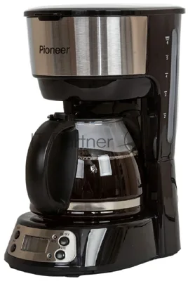Кофеварка капельная Pioneer CM053D серебристый/черный, исп. кофе - молотый, 0.75 л, 600 Вт