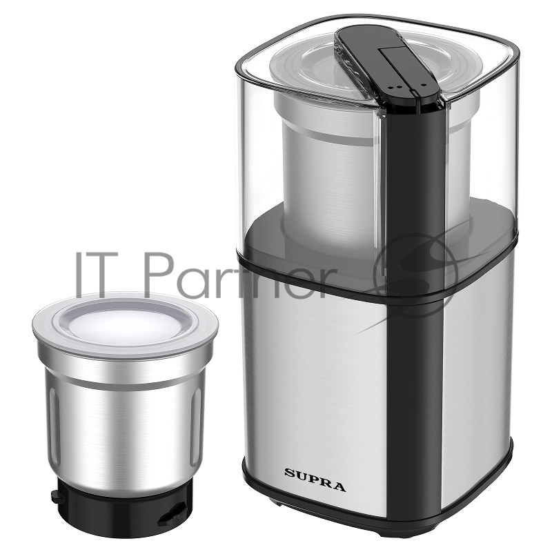 Кофемолка SUPRA CGS-320 300 Вт, 80 г, серебристый