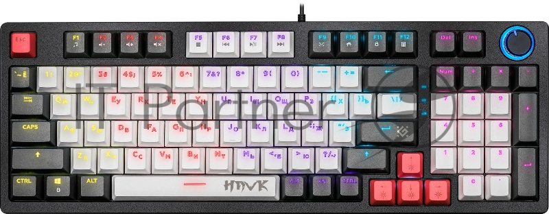 Клавиатура Defender Hawk GK-418 проводная, USB Type-A, чёрный