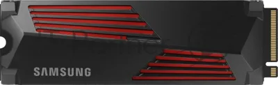 Накопитель SSD Samsung 990 PRO, 1000Gb, PCIe 4.0 x4, M.2 2280, NVMe, R/W 7450/6900, с радиатором
