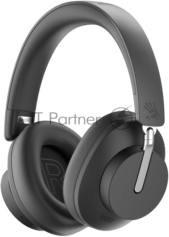 Беспроводные/проводные наушники A4Tech Bloody MH390 черный, накладные, Bluetooth + проводной