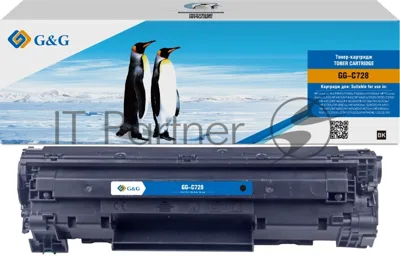 Картридж лазерный G&G GG-C728 черный (2100 стр.) для Canon i-Sensys MF4410/4420/4430/4450/4550D/4570/4580