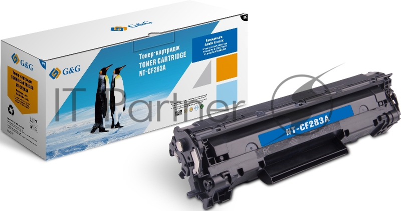 Картридж лазерный G&G GG-CF283A черный (1500 стр.) для HP LJ Pro M125/125FW/125A/M127/M127FW/FN/M201/M225MFP