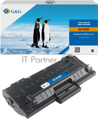 Картридж лазерный G&G GG-D109S черный (2000 стр.) для Samsung SCX-4300