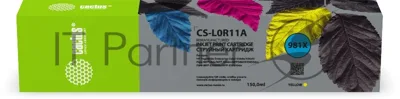Картридж струйный Cactus CS-L0R11A (981X) желтый пигментный (150 мл) для HP PageWide 556dn Enterprise/586dn