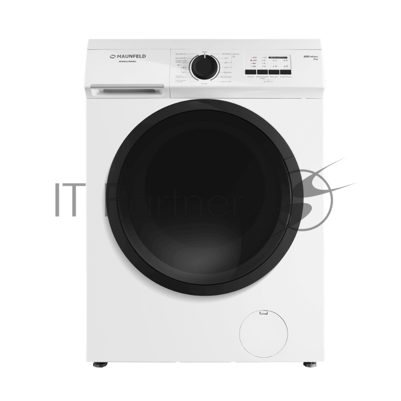Стиральная машина Maunfeld MFWM127WH052 белый, загрузка фронтальная 7 кг, 1200 об/мин., класс: А+++