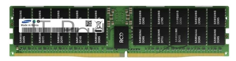 Оперативная память Samsung, DDR5, 64GB (1x64GB), 4800MHz, CL40, ECC, RDIMM, OEM
