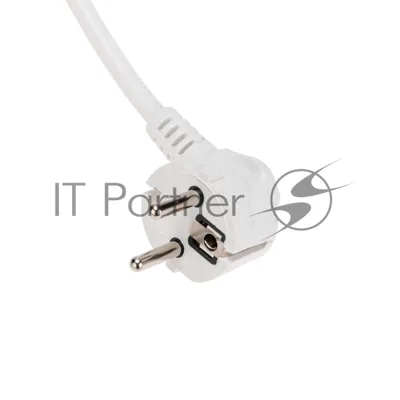 Сетевой фильтр 5 гнезд, 3м, 3х1,5мм², с автовыкл, 2 USB, белый Kranz