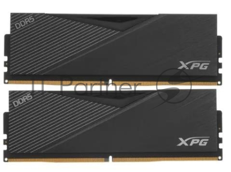 Оперативная память XPG Lancer, DDR5, 32GB (2x16GB), 6400MHz, CL32, DIMM, с радиаторами, черный