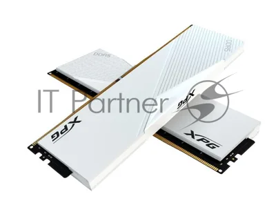 Оперативная память XPG Lancer, DDR5, 32GB (2x16GB), 6400MHz, CL32, DIMM, с радиаторами, белый