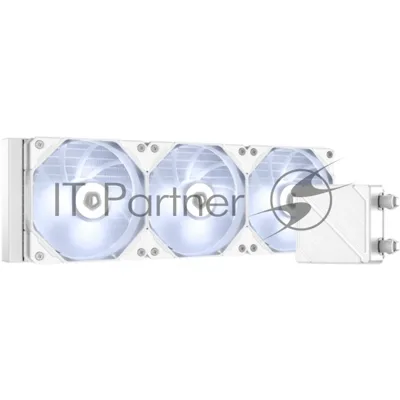 Система жидкостного охлаждения для процессора ID-COOLING DASHFLOW 360 BASIC WHITE белый 120мм алюминий+медь 1800rpm 35.2db 4-pin 350W