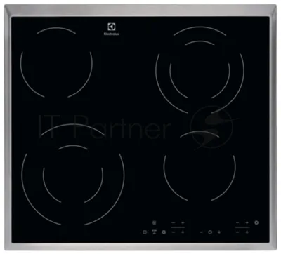 Электрическая варочная поверхность Electrolux EHF6342XOK, 4 конфорки, с зоной расширения, стеклокерамика, 6300 Вт