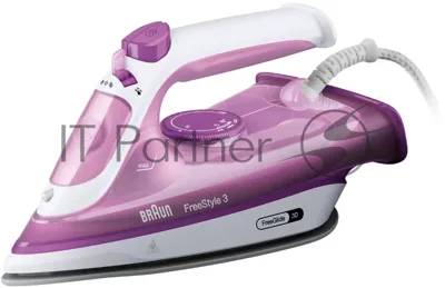 Утюг Braun FI3124PU фиолетовый/белый, 2400 Вт, 45 г/мин, 170 г/мин, 270 мл