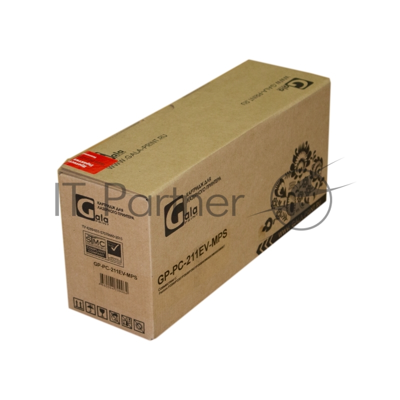 Картридж GalaPrint GP-PC-211EV-MPS черный (6000 стр.) для Pantum P2200/P2207/P2500/P2507/P2500W/M6500/M6550/M6607
