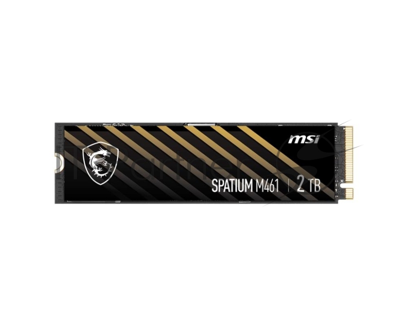 Накопитель SSD MSI SPATIUM M461, 2TB, M.2 2280, PCIe 4.0 x4, NVMe, R/W 5000/4200