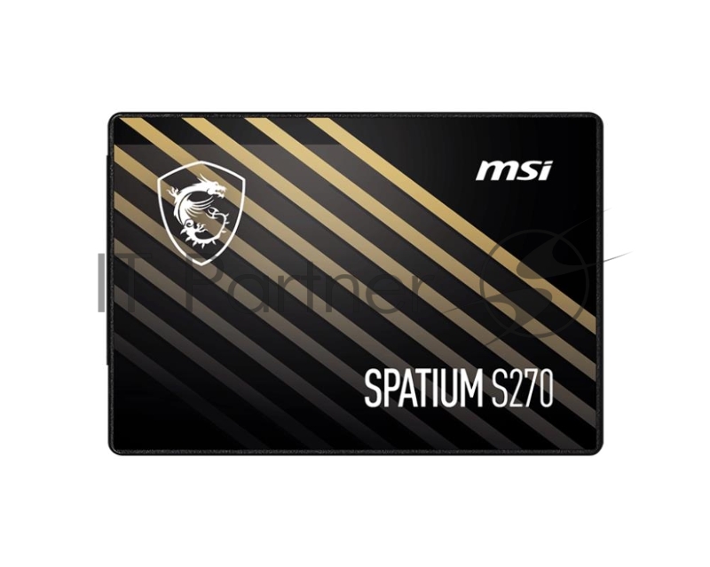 Накопитель SSD MSI SPATIUM S270, 960Gb, 2.5", SATA III, R/W 500/450
