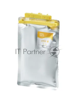 Контейнер с чернилами Sakura C13T973400 (T9734 Y) для Epson, желтый, 22000 к.