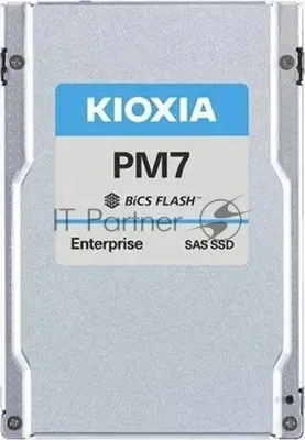 Накопитель SSD KIOXIA SSD PM7-R, 1920GB, 2.5" 15mm, SAS 24G, TLC, R/W 4200/3400 Mb/s, IOPs 720K/155K, TBW 3504, DWPD 1 (12 мес.)