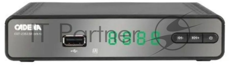 Приставка для цифрового ТВ Cadena CDT-2351SB черный, DVB-T2, DVB-T, HDMI, USB 2.0